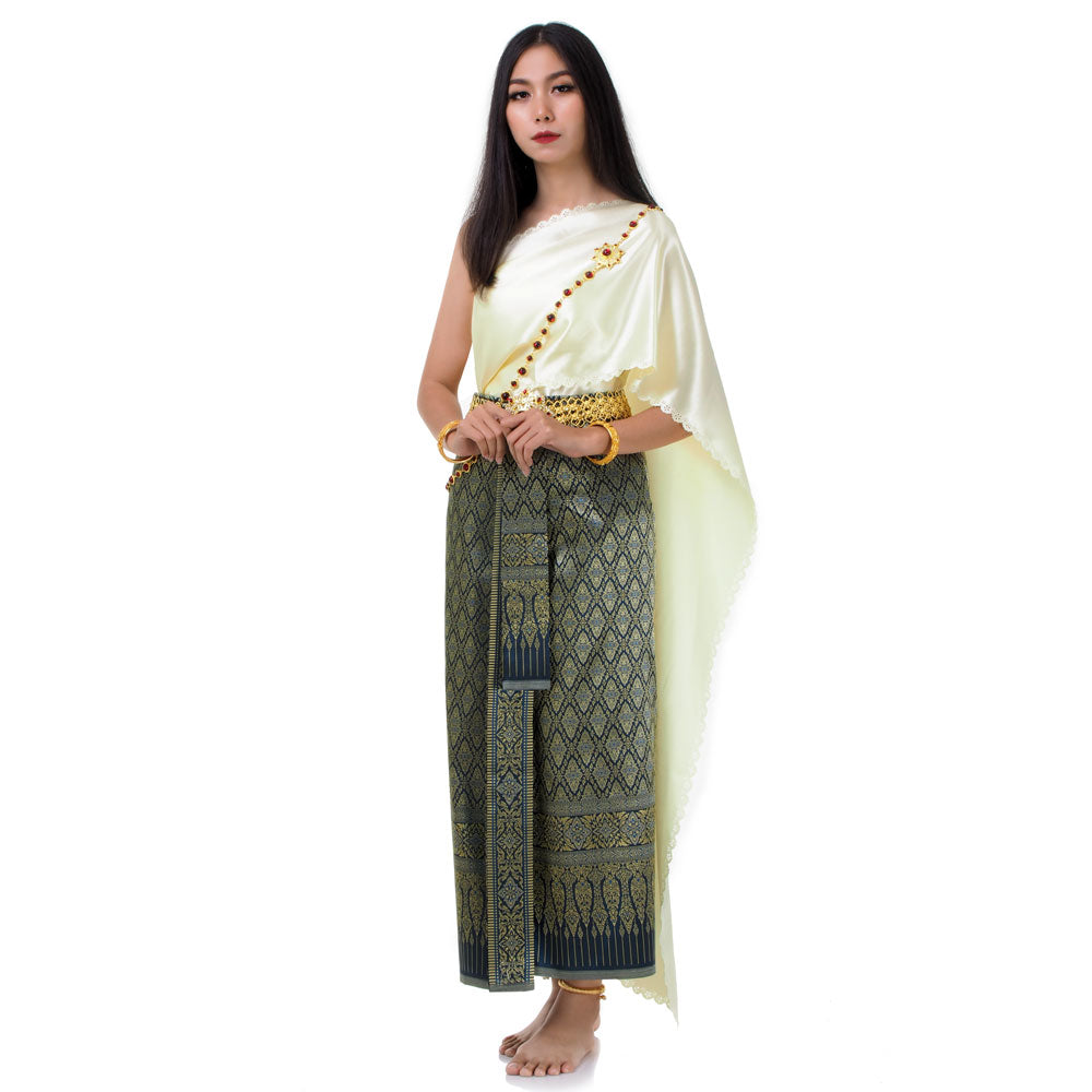 Chanthira Evening Wear Traditional Chut Thai Dress – Princess of Asia