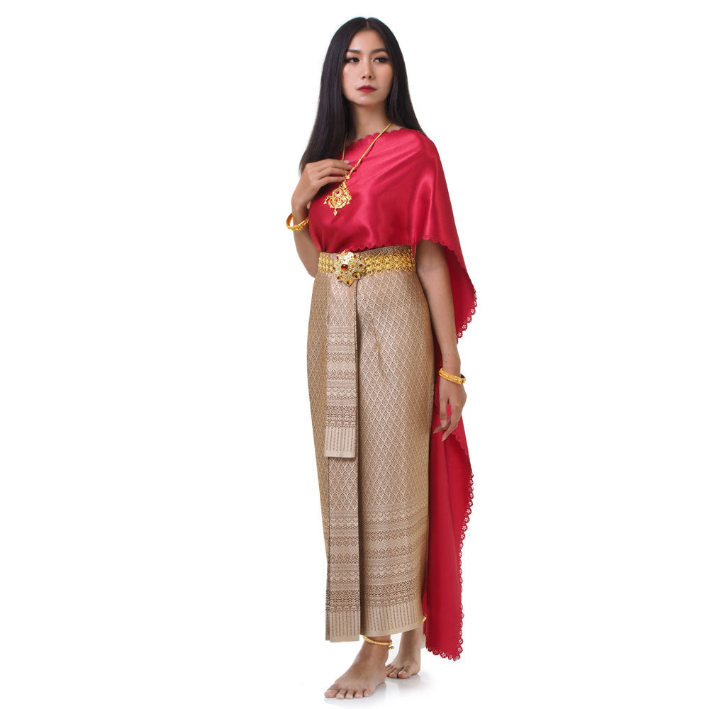 Traditional Chut Thai Dress Pranee Celebration – Princess of Asia