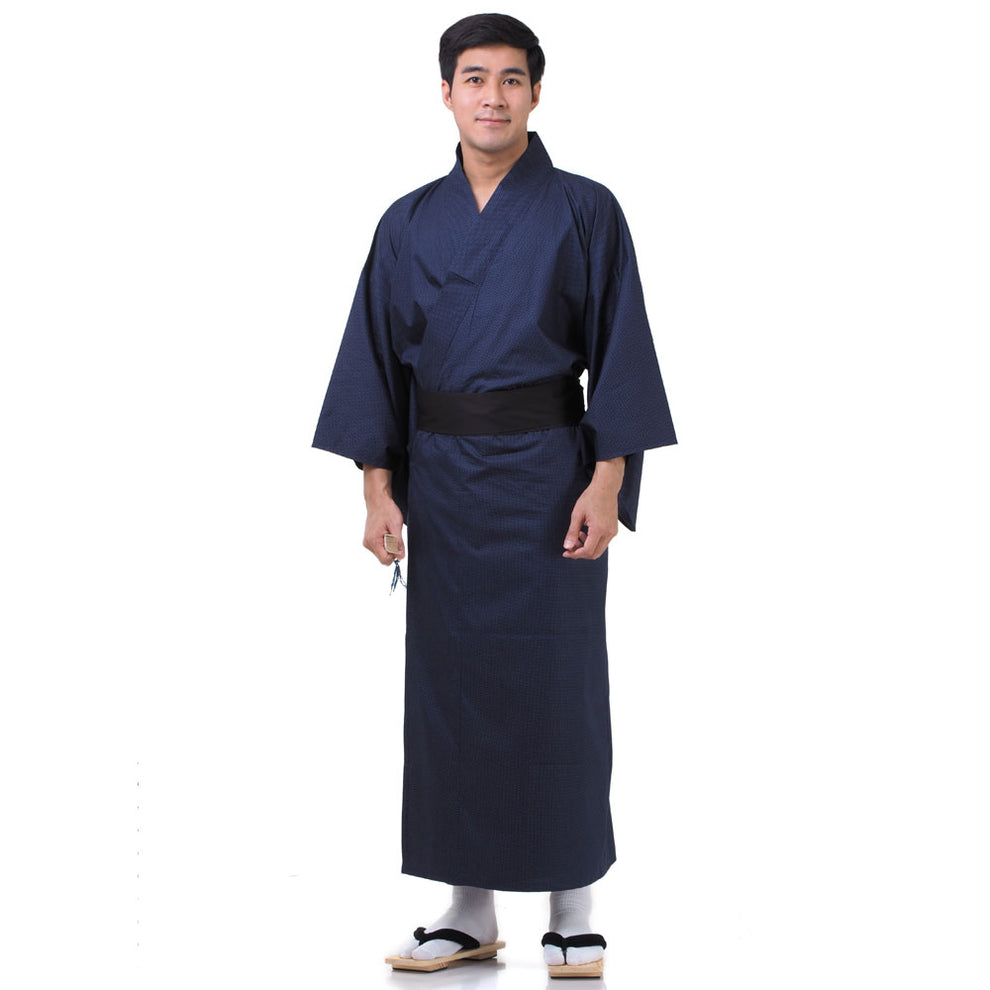 Japanese Black Tengu Yukata Kimono Robe for Men – Princess of Asia