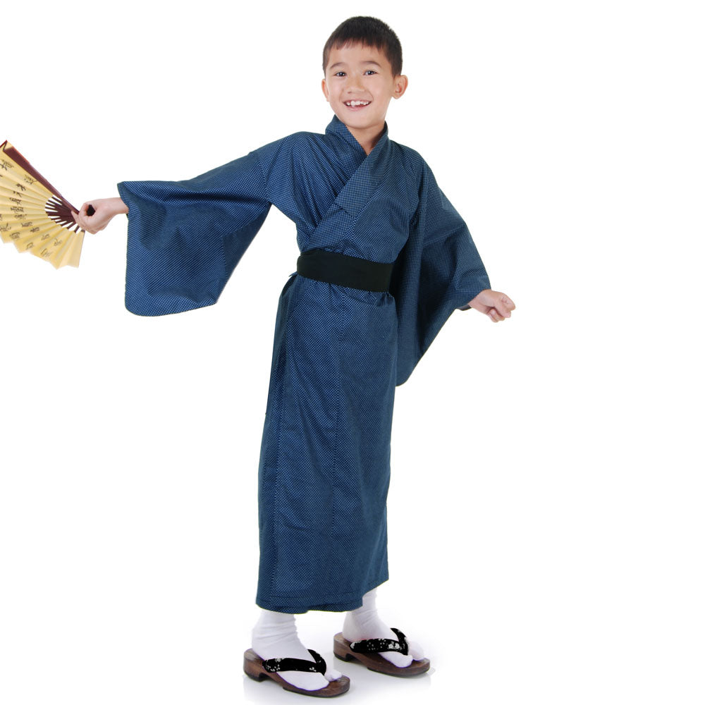 Japanese Tengu Black Kimono Robe Costume for Boys – Princess of Asia