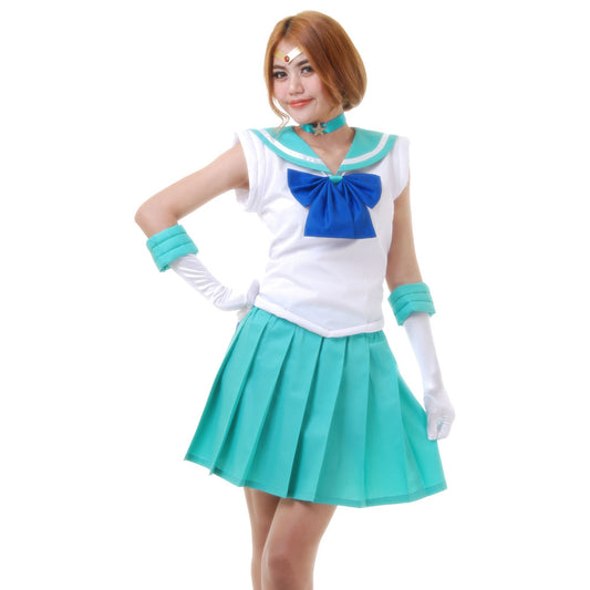 Japanese School Uniform Sailor Neptune Cosplay Costume