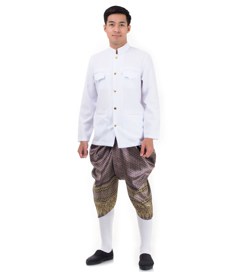 Traditional Thai Men’s Wear Raj Pattern Set – Princess of Asia